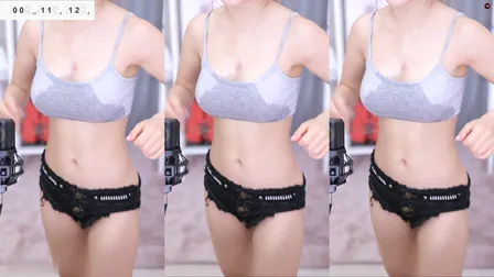 AfreecaTV主播梅花鹿BJ98꽃사슴2021年6月4日直播视频舞蹈剪辑000824